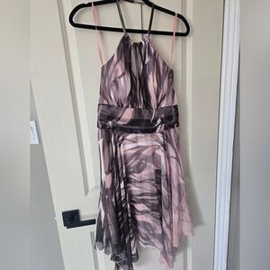NWT Le Chateau Flowy Halter Dress
